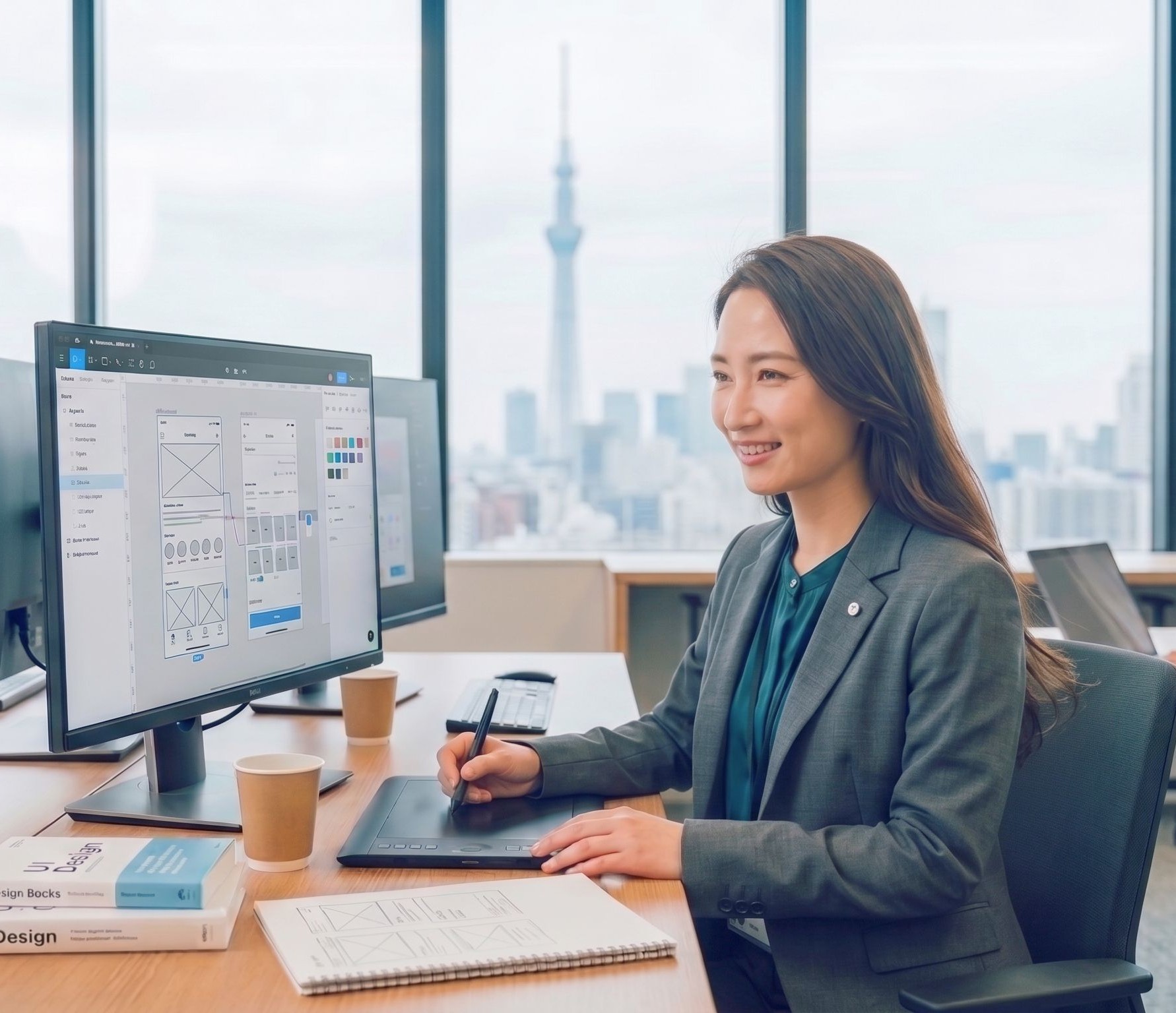 WEBスタッフの仕事風景