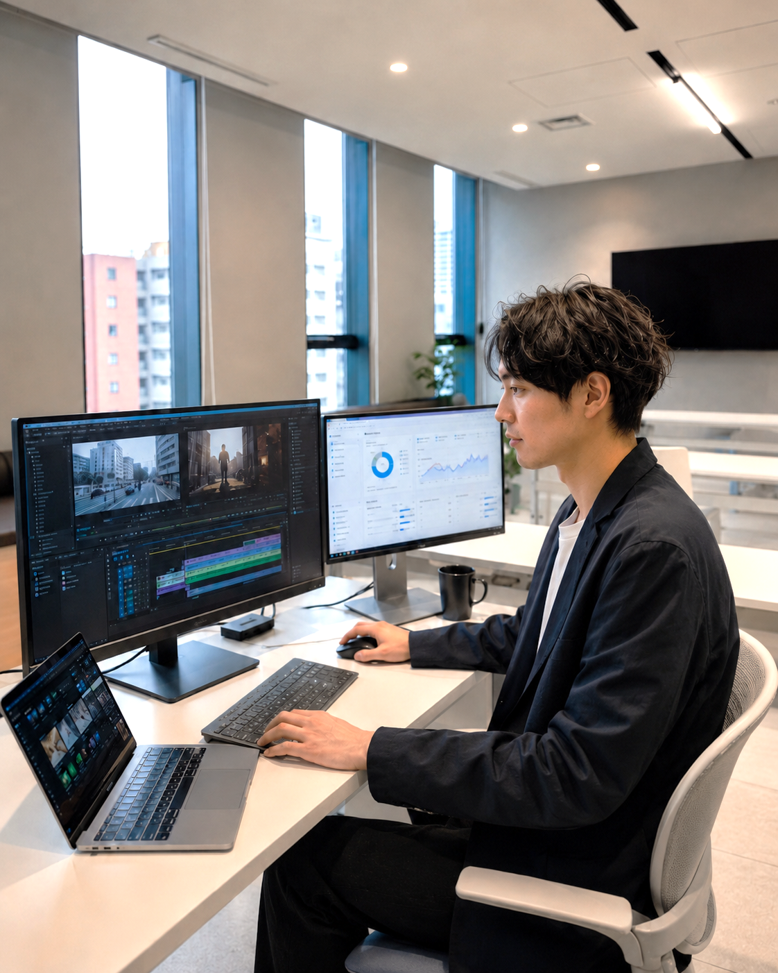 SNS担当の仕事風景